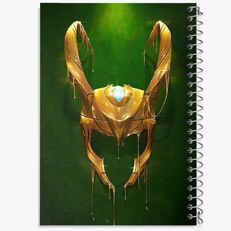 دفتر نقاشی 50 برگ خندالو طرح لوکی مارول (Marvel) کد F7468