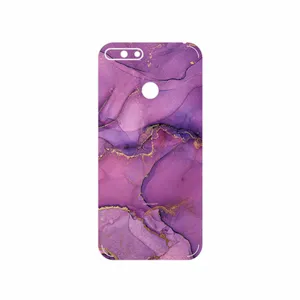 MAHOOT Purple Marble Cover Sticker for Huawei Y6 2018