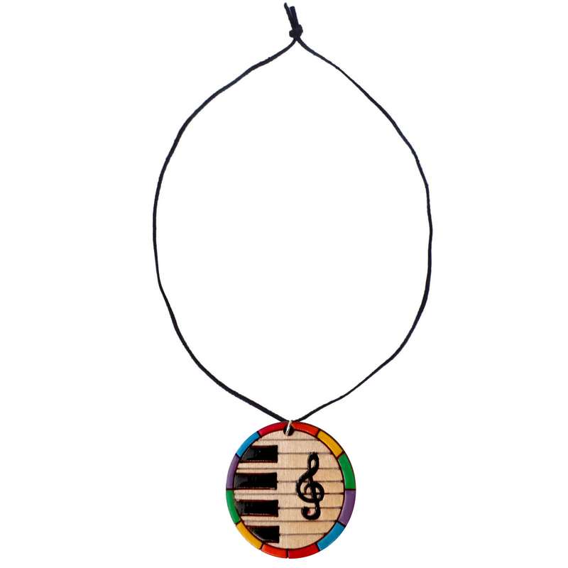 گردنبند دخترانه مدل پیانو و کلید سل کد 1 گردنبند دخترانه مدل پیانو و کلید سل کد 1