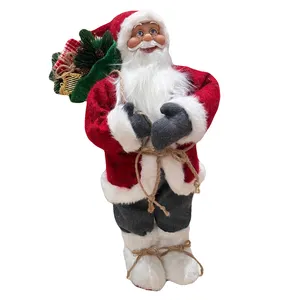  عروسک طرح بابانوئل مدل JIMI110 کد0022 ارتفاع 50 سانتی‌متر