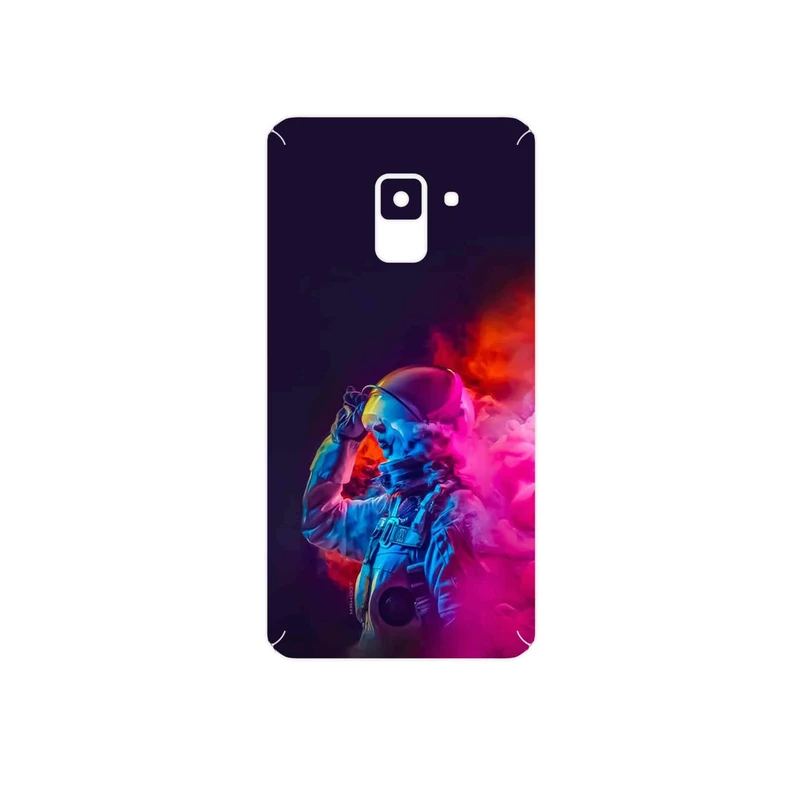 برچسب پوششی ماهوت مدل Smoke Rainbow Digital Art 1 مناسب برای گوشی موبایل سامسونگ Galaxy A8 2018