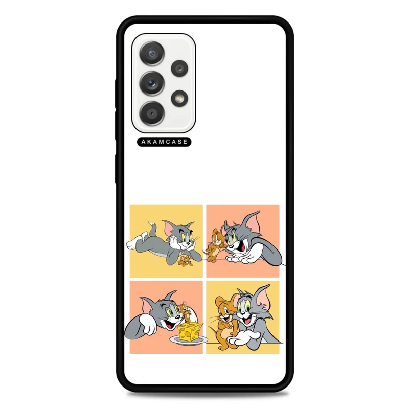 کاور آکام مدل AMC-WSGA52-TOM & JERRY8 مناسب برای گوشی موبایل سامسونگ Galaxy A52