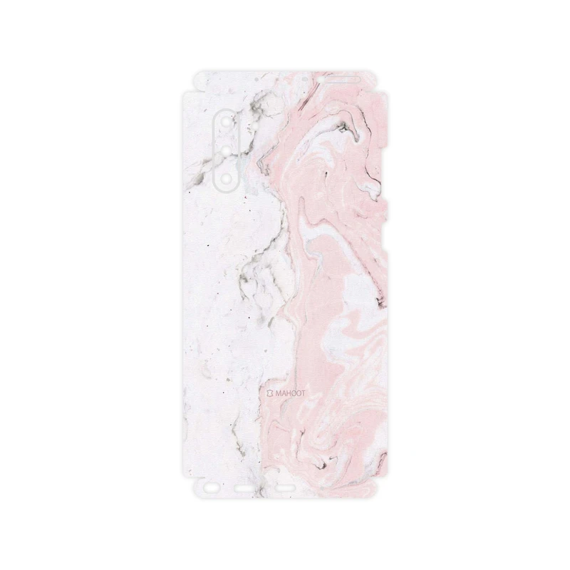 برچسب پوششی ماهوت مدل Blanco-Pink-Marble-FullSkin مناسب برای گوشی موبایل سامسونگ Galaxy Note10