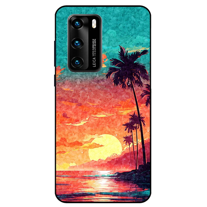 کاور مگافون طرح تابستان مدل 8000 مناسب برای گوشی موبایل هوآوی P40