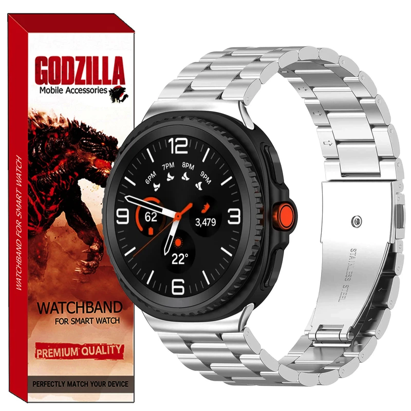بند گودزیلا مدل 3BID-W8 مناسب برای ساعت هوشمند سامسونگ Galaxy Watch 8 Classic 46MM