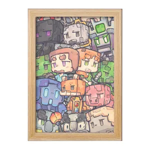 تابلو خندالو مدل ماینکرافت کد F241