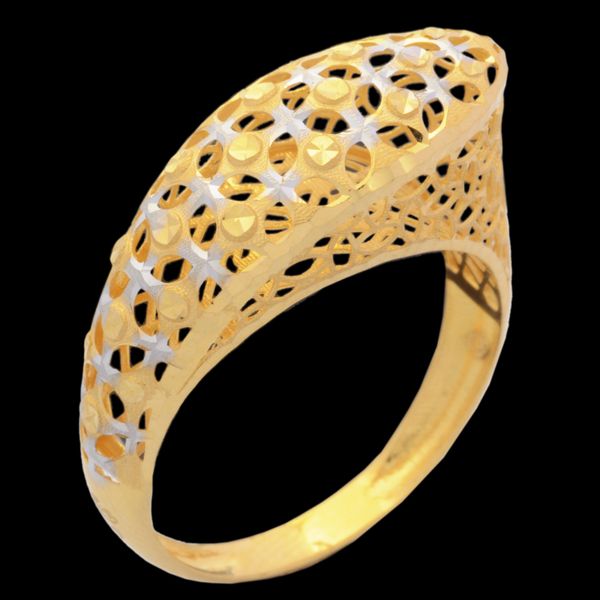 انگشتر طلا 18 عیار زنانه طلای مستجابی مدل آوا اشک کد 40490 سایز 55