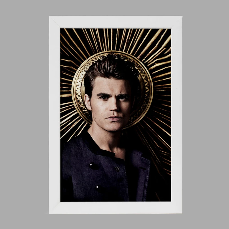 تابلو خندالو مدل استفان سالواتوره خاطرات یک خون آشام  The Vampire Diaries  کد 23690