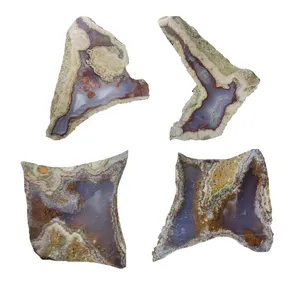 سنگ راف عقیق مدل A60 مجموعه 4 عددی