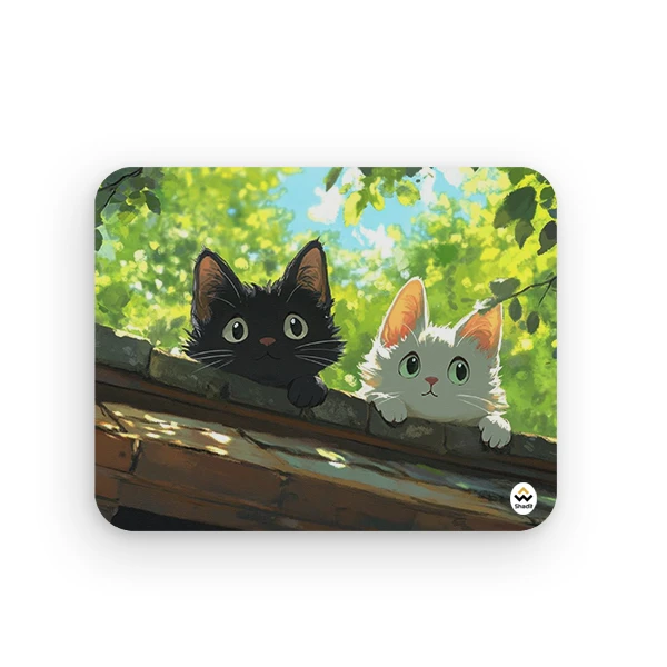 ماوس پد شادیت مدل گربه کیوت کد06 سایز24*19سانتی متر