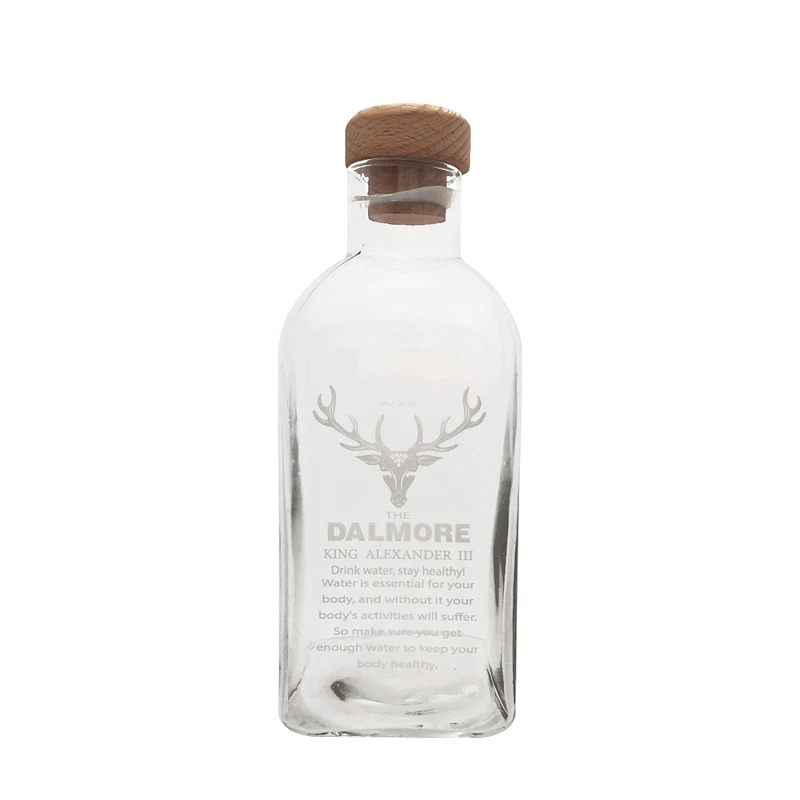 بطری مدل شیشه ای طرح DALMORE