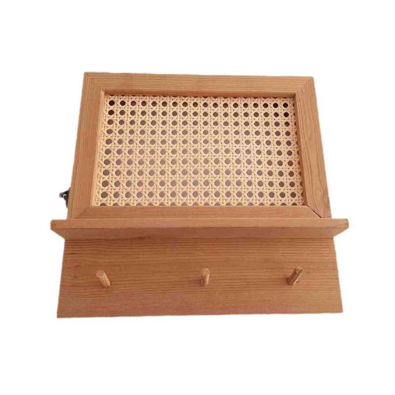شلف دیواری مخفی کننده جعبه فیوز طرح حصیری کد 03