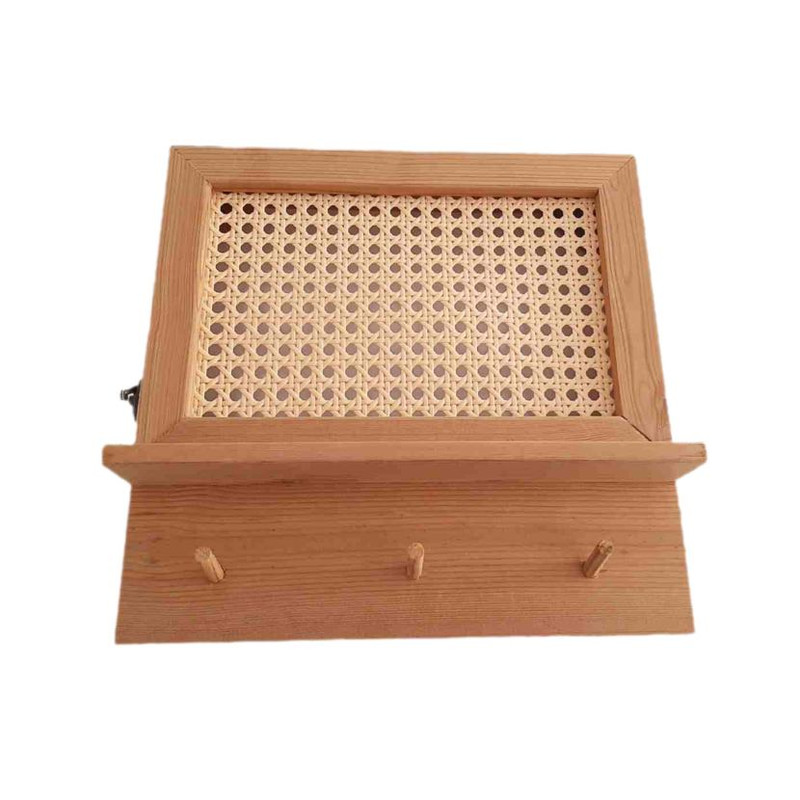 شلف دیواری مخفی کننده جعبه فیوز طرح حصیری کد 03