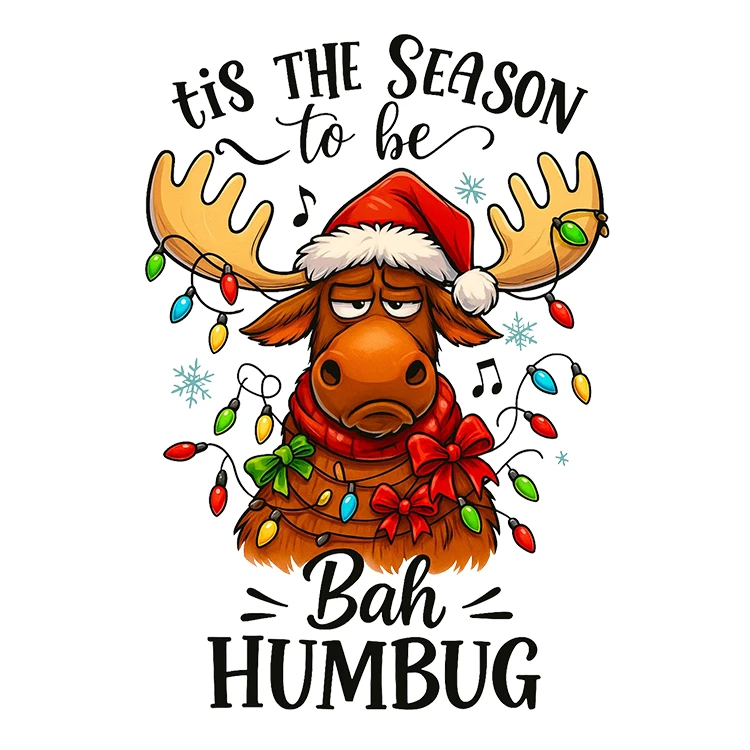 استیکر پارچه و لباس پاد آفرین مدل کریسمس کد S3278