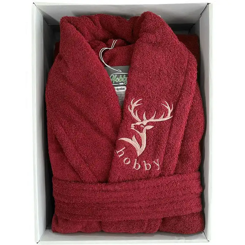 حوله پالتویی هوبی مدل یقه گلدوزی شده سایز 125