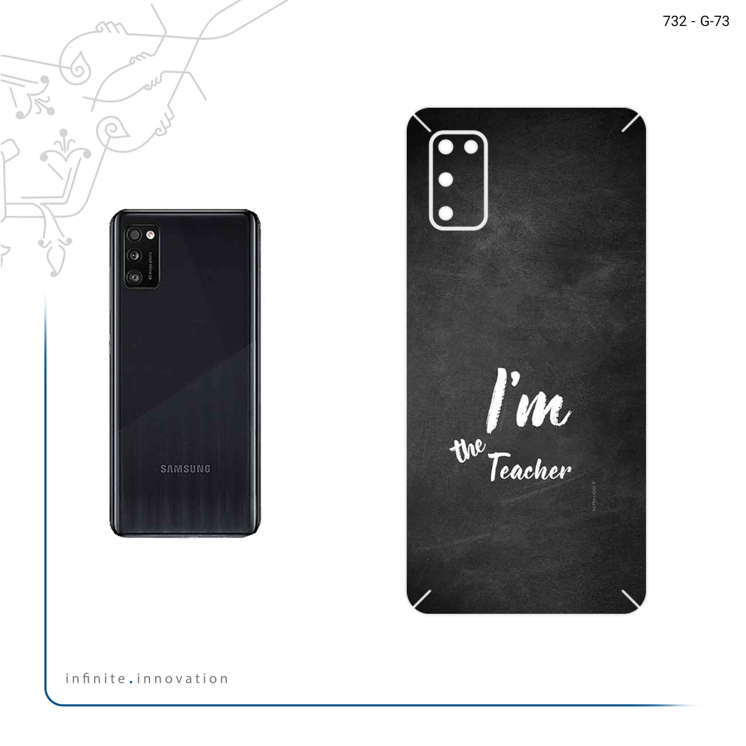برچسب پوششی ماهوت مدل Teacher مناسب برای گوشی موبایل سامسونگ Galaxy A41