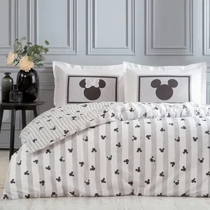 سرویس روتختی ازدیلک مدل Mickey and Minnie Nature دو نفره 4 تکه