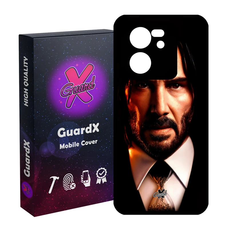 کاور گارد ایکس طرح جان ویک مدل Glass10573 مناسب برای گوشی موبایل شیائومی 13T/13T Pro/Redmi K60 Ultra