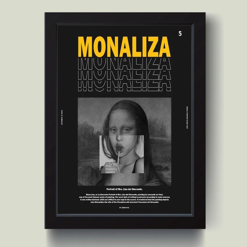 تابلو مدل Monaiza مونالیزا کد MJ131347