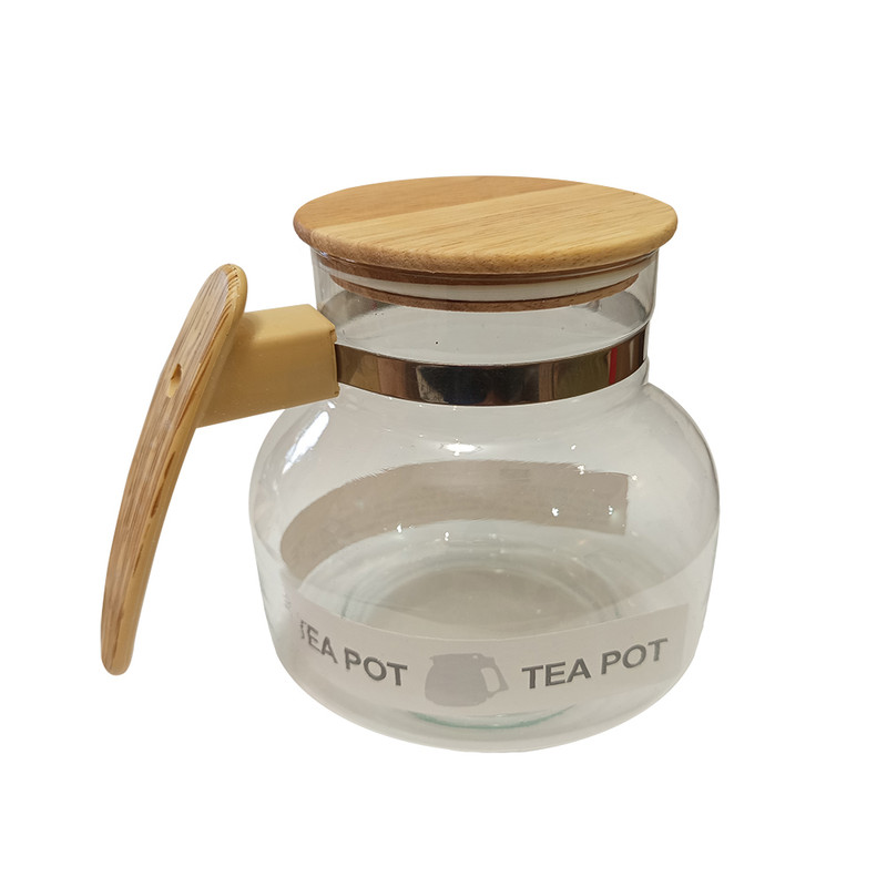 قوری هپی هوم مدل در چوبی گنجایش 900 میلی‌لیتر