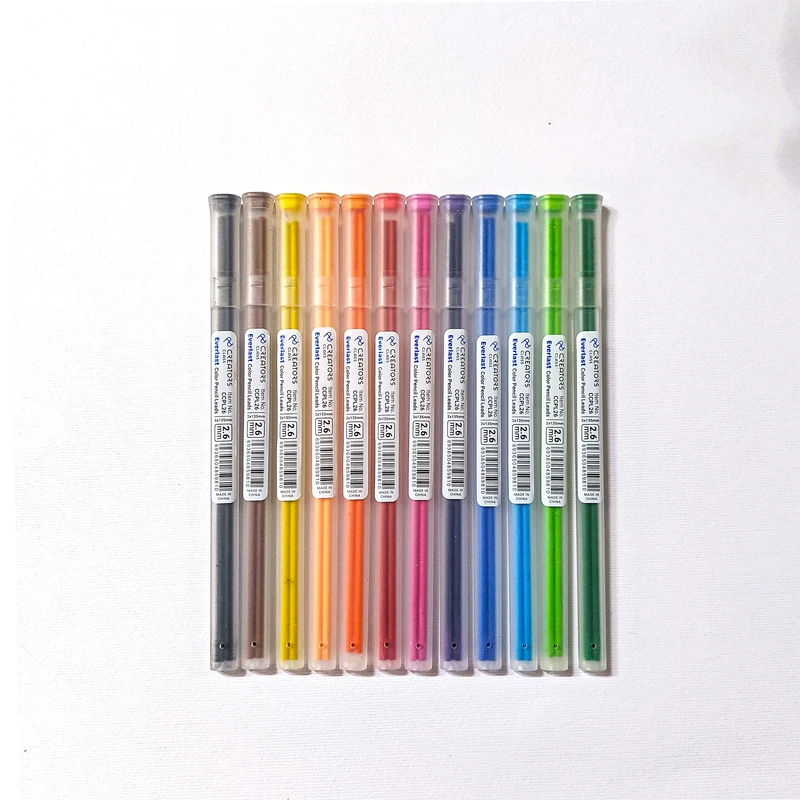 عکس شماره 6 : نوک مداد نوکی 2.6 میلی متری کریتورز کلاس مدل everlast به همراه برچسب