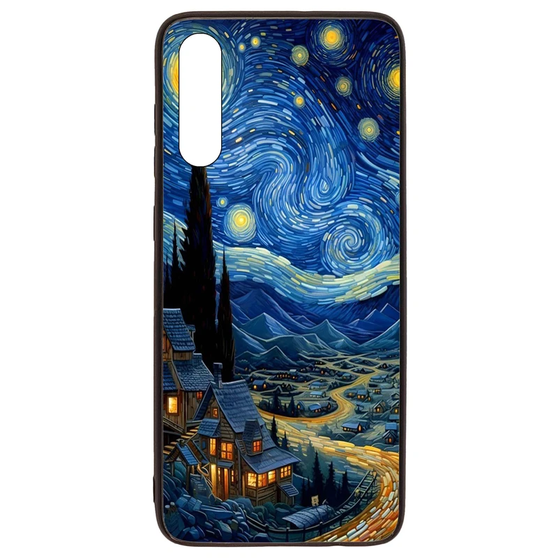 کاور قاب گارد گوشی طرح ونگوگ کد TPU-069 مناسب برای گوشی موبایل سامسونگ Galaxy A70 / A70s