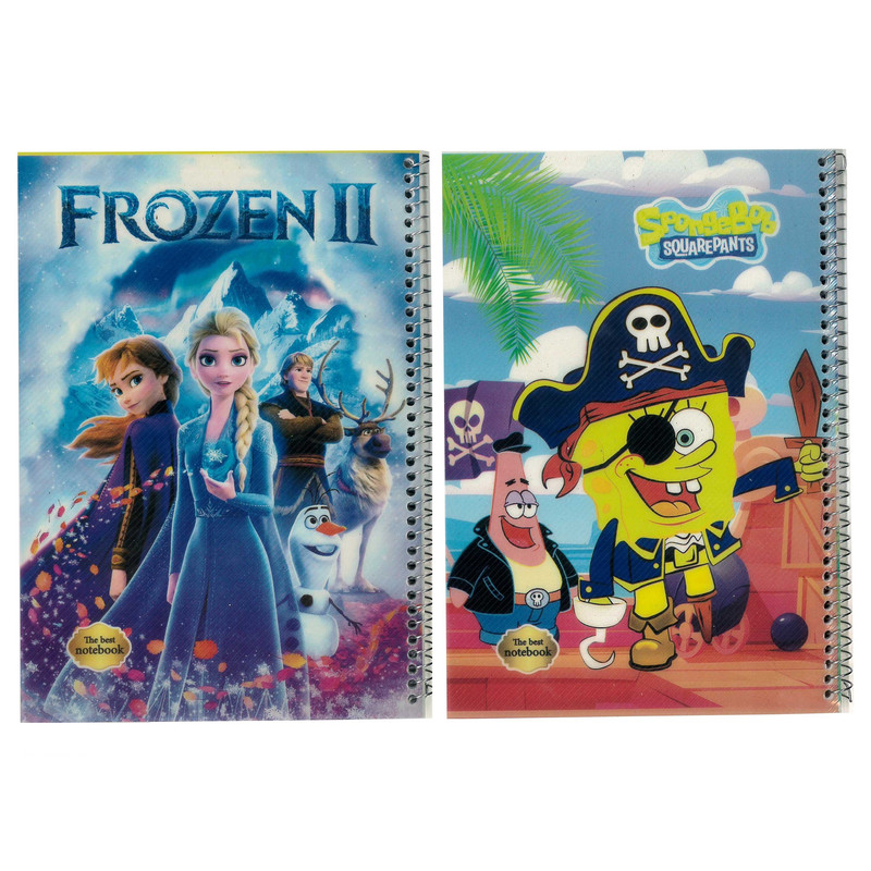 دفتر نقاشی 50 برگ طرح کودک بسته 2 عددی