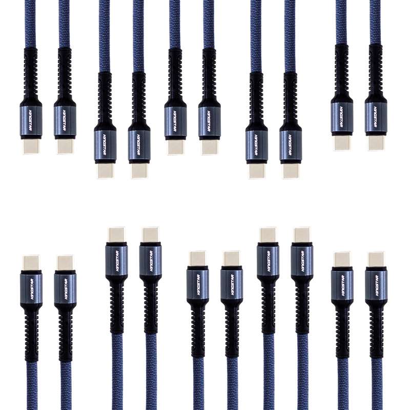  کابل USB-C کینگ استار مدل K39 PD طول 1 متر بسته 10 عددی