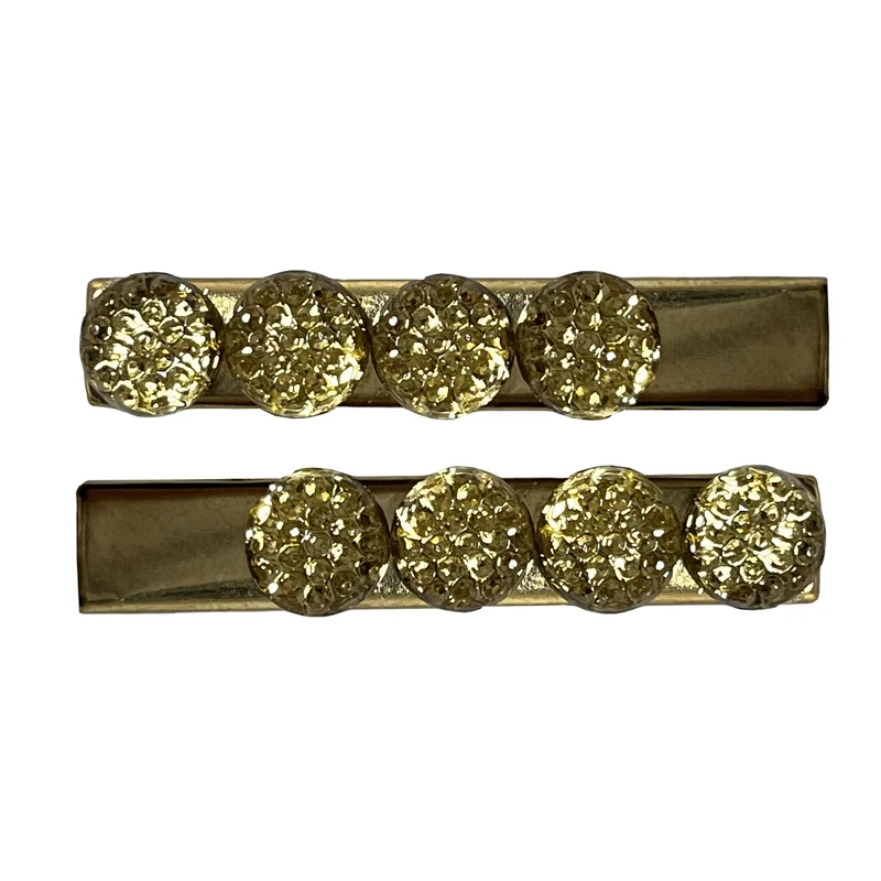 گیره مو دخترانه مدل نگین کد 881 بسته دو عددی