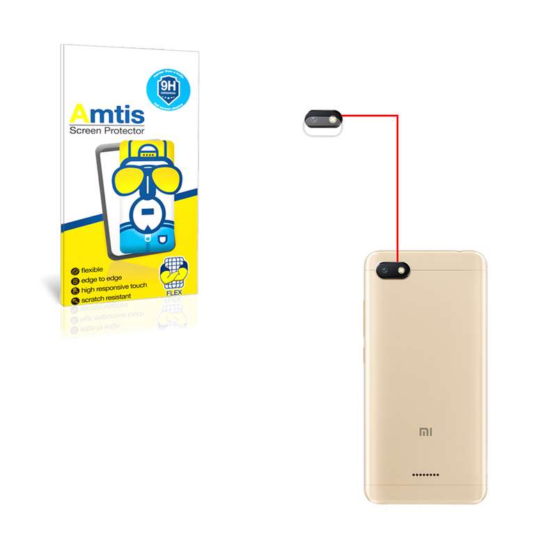 محافظ لنز دوربین امتیس مدل 6a مناسب برای گوشی موبایل شیائومی REDMI 6A