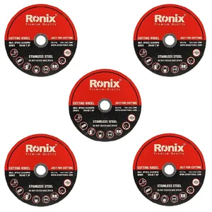 سنگ برش استیل رونیکس مدل RH-3742 بسته 5 عددی