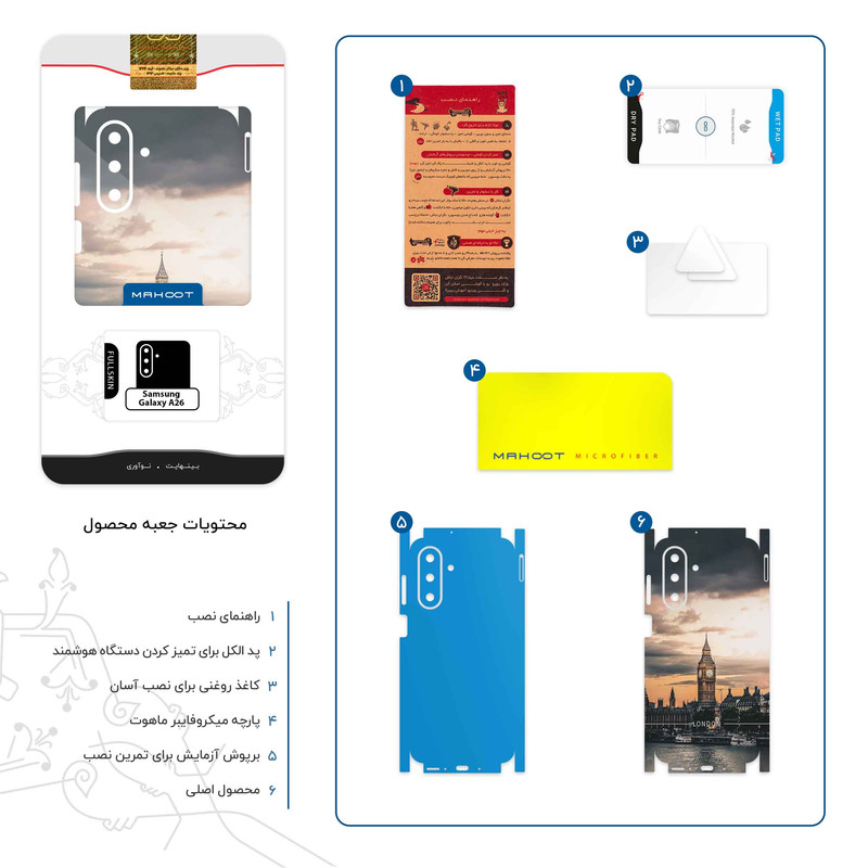 برچسب پوششی ماهوت مدل London_City-FullSkin مناسب برای گوشی موبایل سامسونگ Galaxy A26