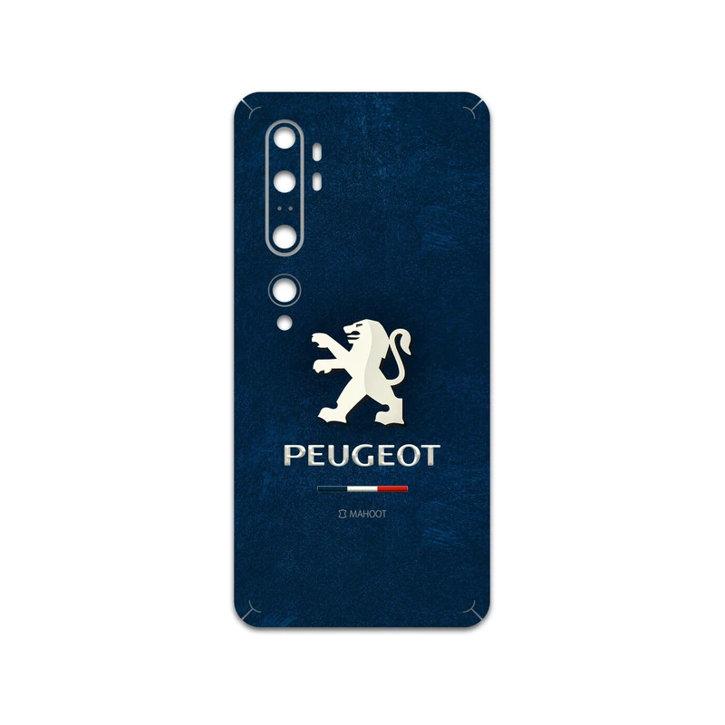 برچسب پوششی ماهوت مدل Peugeot مناسب برای گوشی موبایل شیائومی Mi Note 10