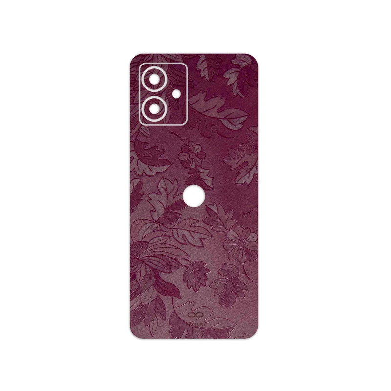 برچسب پوششی ماهوت مدل Red-Wildflower مناسب برای گوشی موبایل موتورولا Moto G14