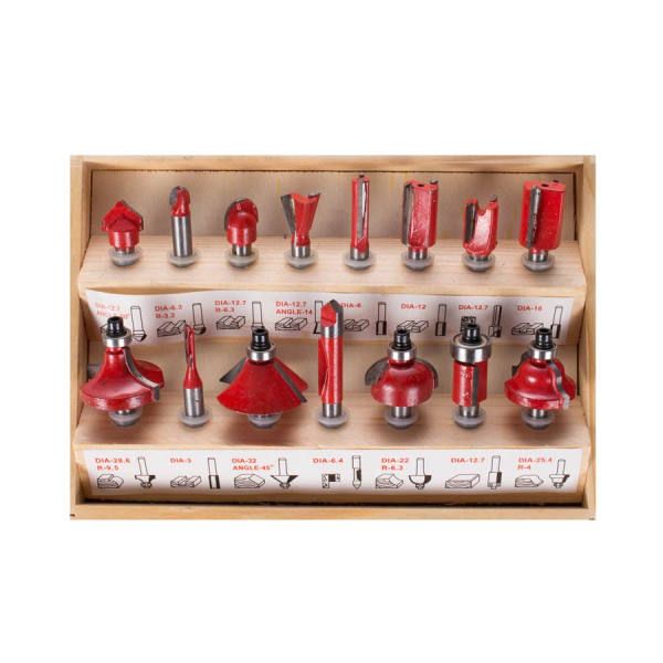مجموعه 15 عددی تیغ اور فرز کد 270401SH08 مجموعه 15 عددی تیغ اور فرز کد 270401SH08