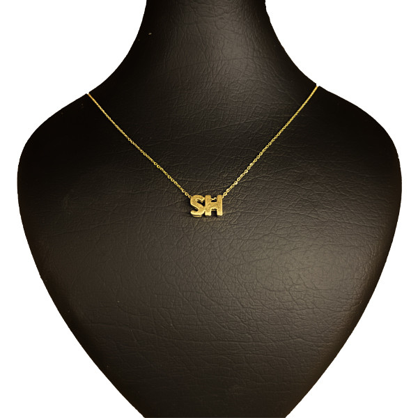 گردنبند طلا 18 عیار زنانه گنجینه هنر خوش نشین مدل سه بعدی طرح SH