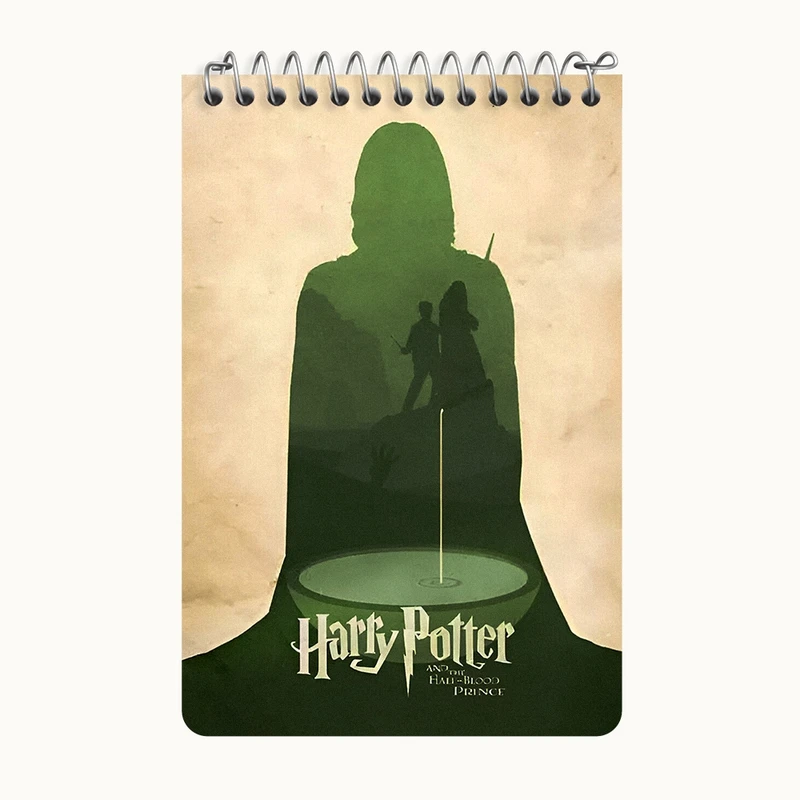 دفتر یادداشت 50 برگ خندالو طرح هری پاتر (Harry Potter) کد F9746