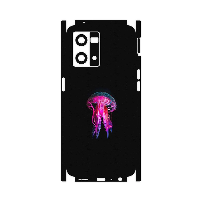 برچسب پوششی ماهوت مدل jellyfish-FullSkin مناسب برای گوشی موبایل اپو Reno 8 4G
