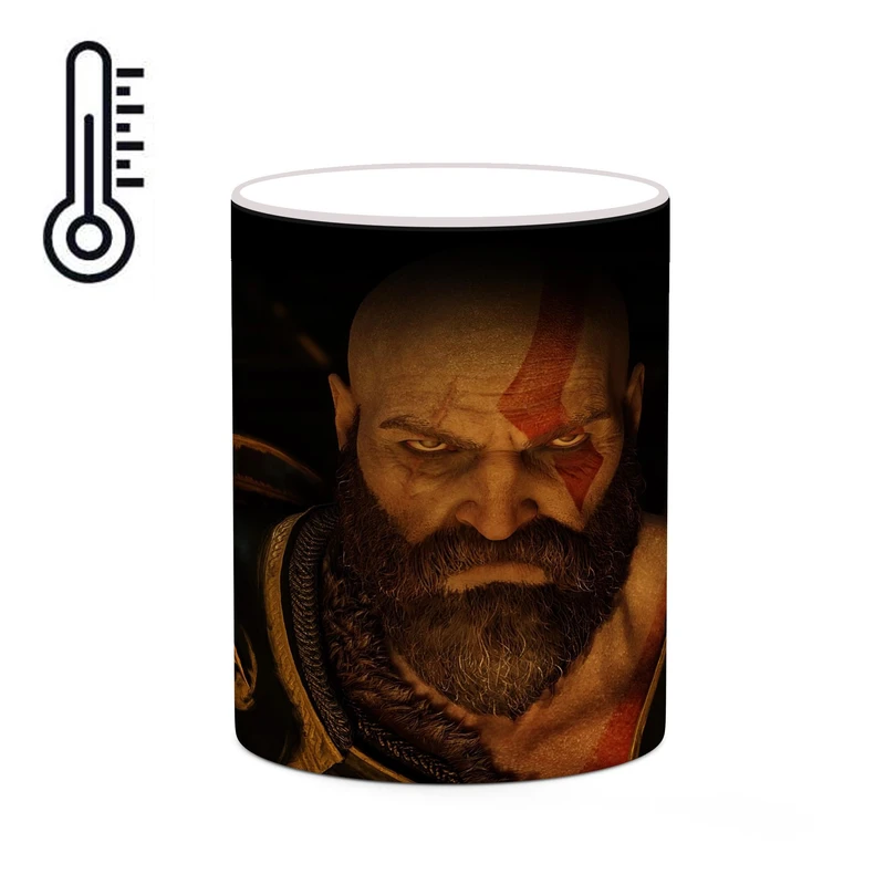 ماگ حرارتی کاکتی طرح گاد آف وار God Of War مدل mgh40475