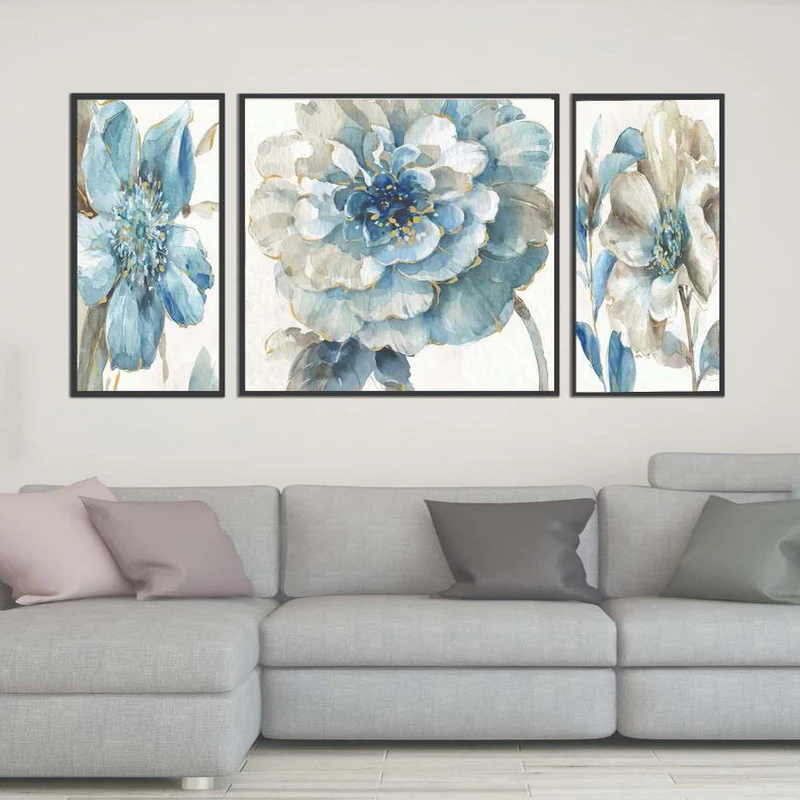 تابلو بکلیت طرح مدرن دیجیتال آرت مدل B-2128 فریم مشکی مجموعه 3 عددی