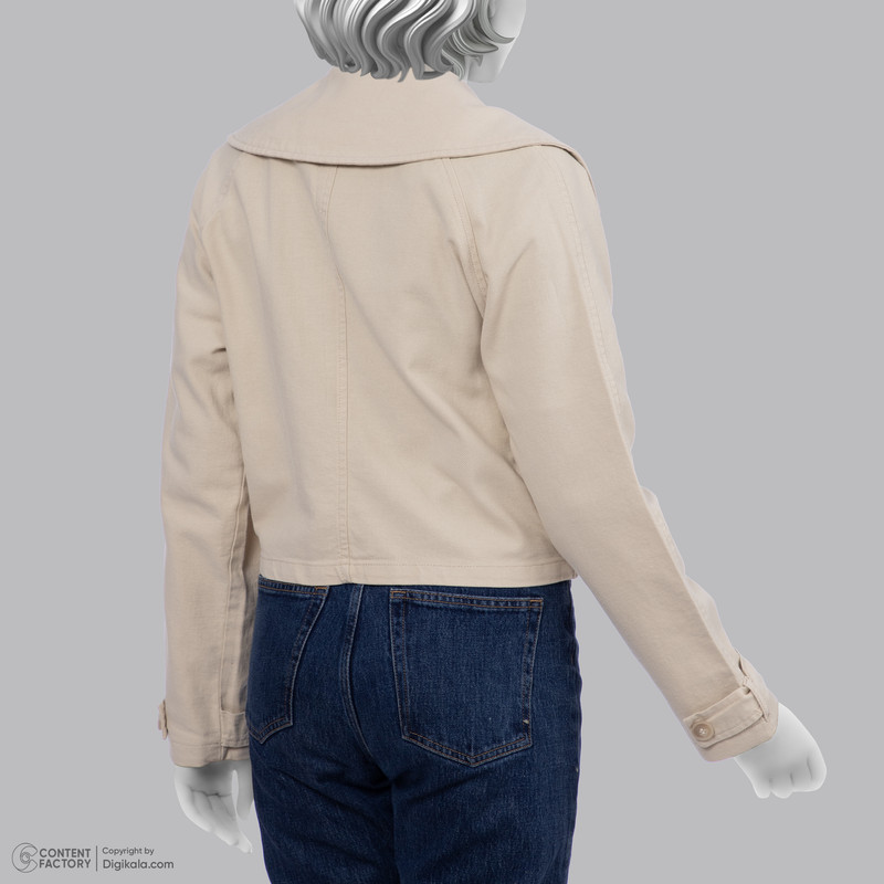 کت زنانه آر اِن اِس مدل 0704 رنگ کرم