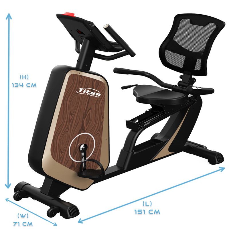 دوچرخه ثابت تایتان فیتنس مدل 96613 WoodBlend