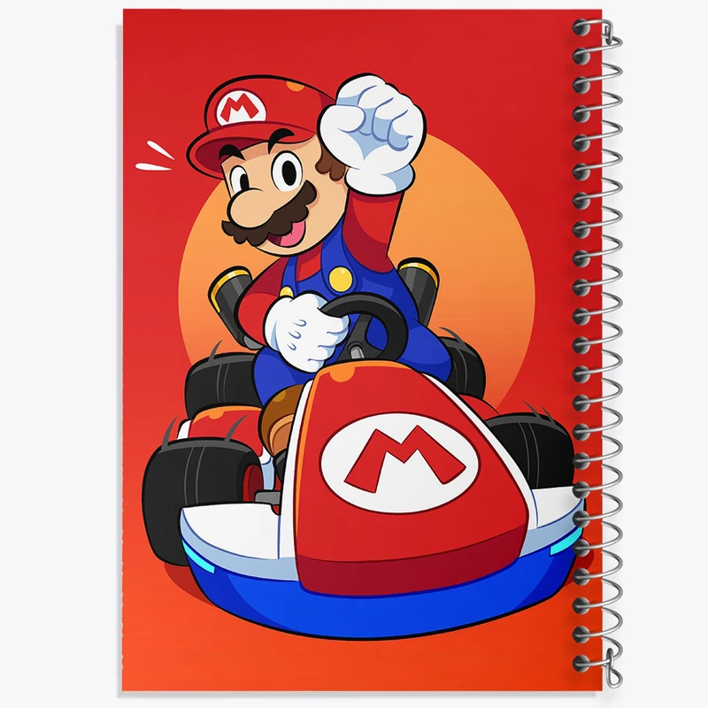 دفتر ژورنال نویسی 50 برگ خندالو مدل نقطه ای طرح (Mario) بازی سوپر ماریو کد 31518