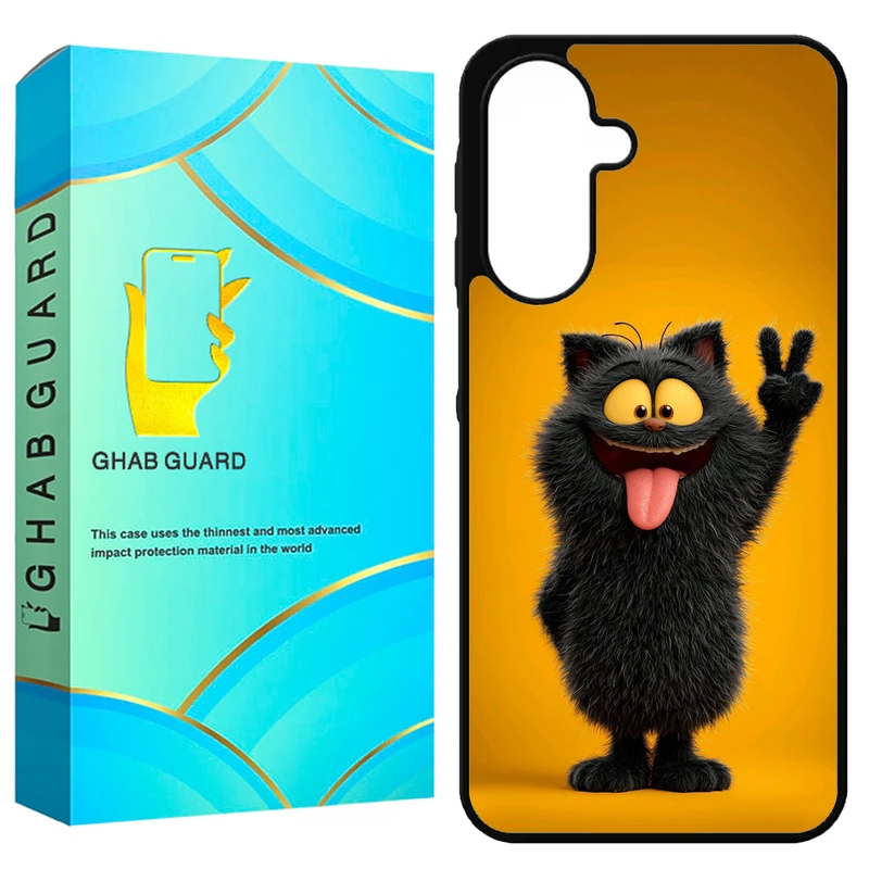 کاور قاب گارد طرح گربه مدل GA26 مناسب برای گوشی موبایل سامسونگ Galaxy A26 5G / A17 5G