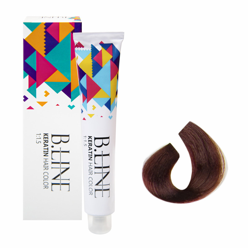 رنگ مو بی لاین شماره 7.47 حجم 100 میلی لیتر رنگ موکا