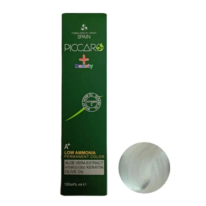 رنگ مو پیکارو شماره 90.00 مدل پلاس بیوتی حجم‌ 124 میلی لیتر رنگ عاج فیلی