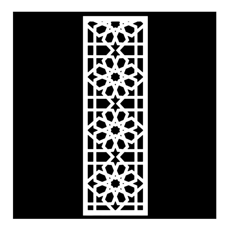 شابلون باتیس آرت مدل اسلیمی کد 625 شابلون باتیس آرت مدل اسلیمی کد 625