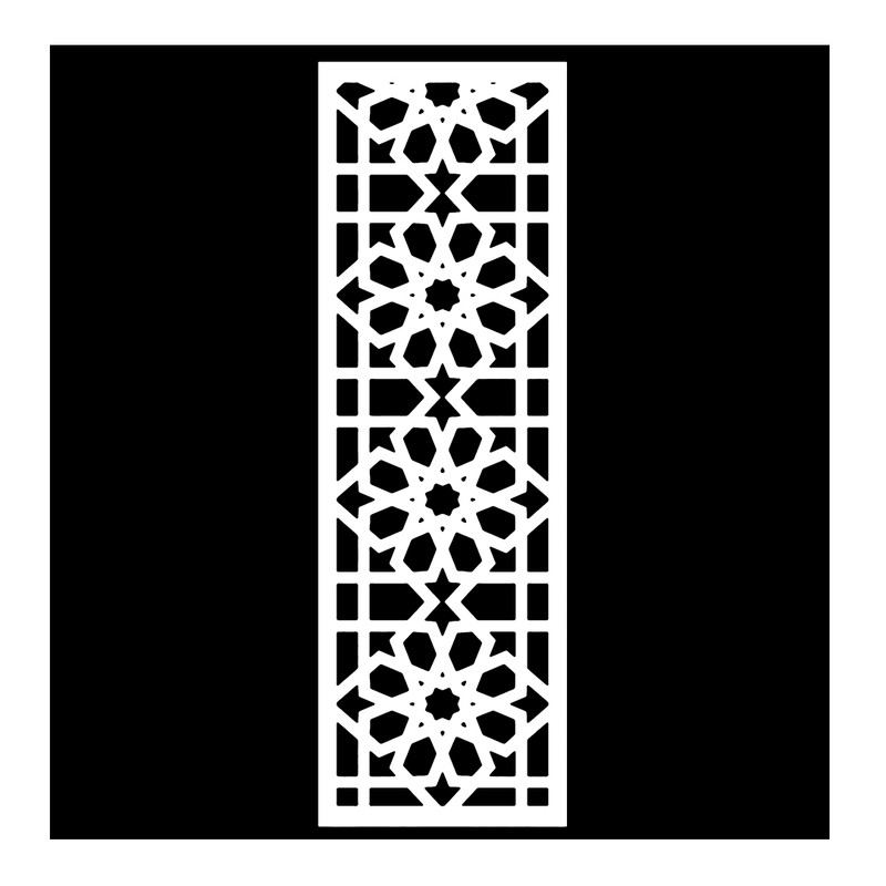 شابلون باتیس آرت مدل اسلیمی کد 625 شابلون باتیس آرت مدل اسلیمی کد 625