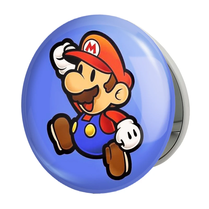 آینه جیبی خندالو طرح سوپر ماریو مدل تاشو کد 29349