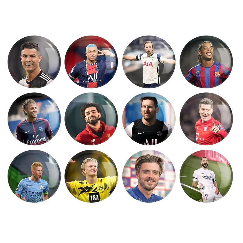 پیکسل ترمه طراحان ایده مدل بازیکنان فوتبال خارجی 1 مجموعه 12 عددی